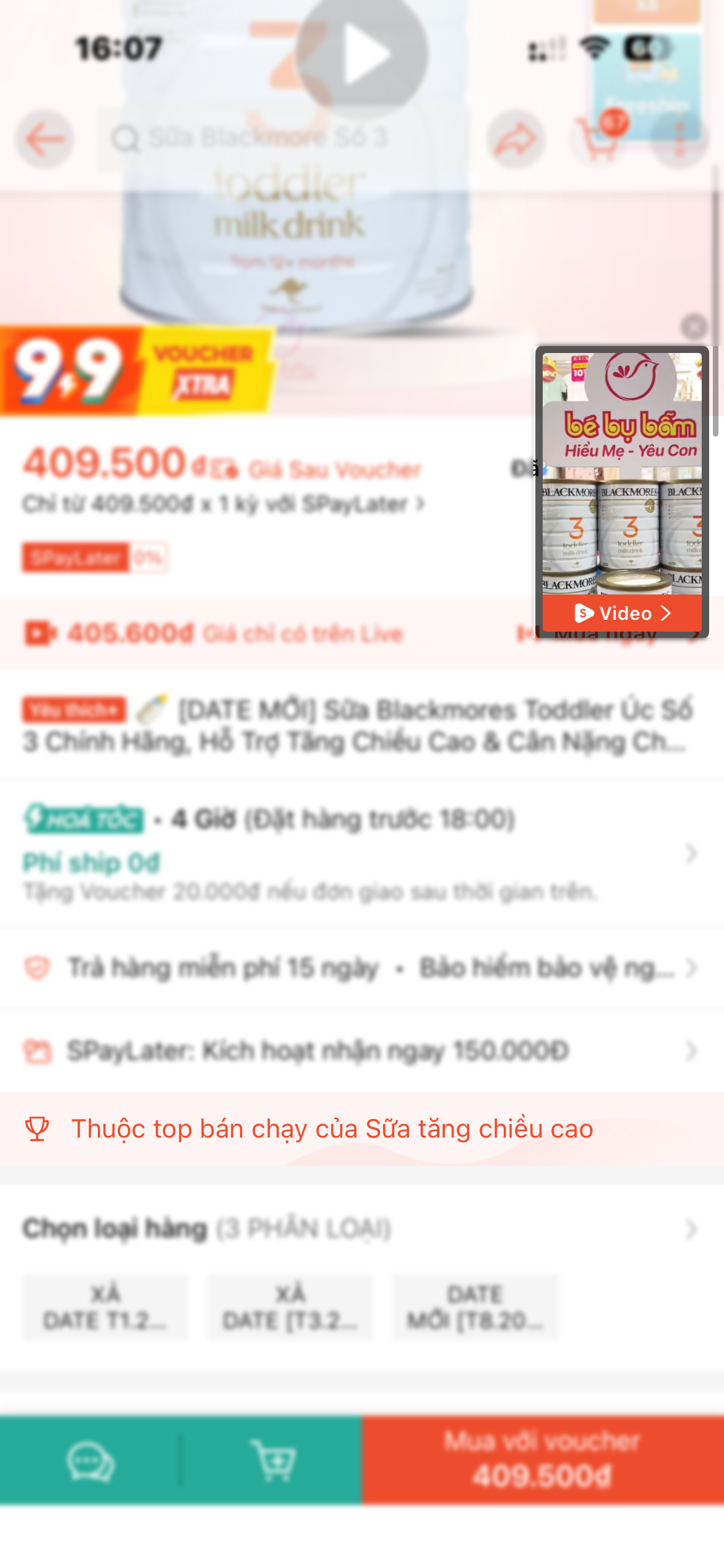 Top bán chạy — Sữa tăng chiều cao