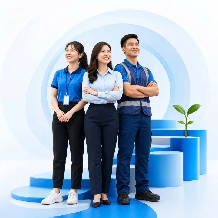 B-er đang làm việc